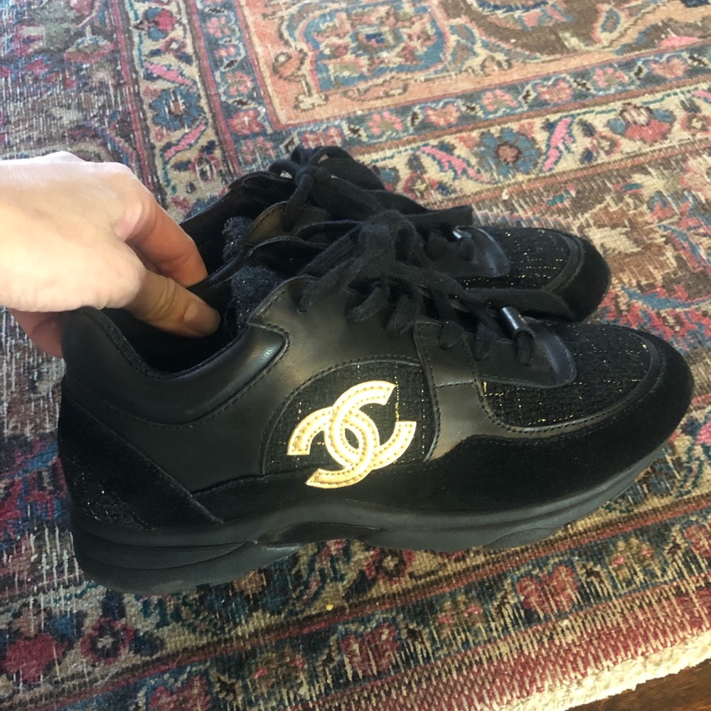 Chanel sneakers size 8